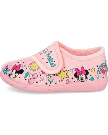 PANTOFOLE GARZON N4303-246 ROSA MINNIE MOUSE CON CHIUSURA ADESIVA ROSA