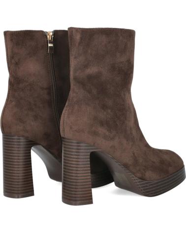 L&R SHOES LR SHOES 5808 BOTINES DE TACON ALTO MUJER CAFE