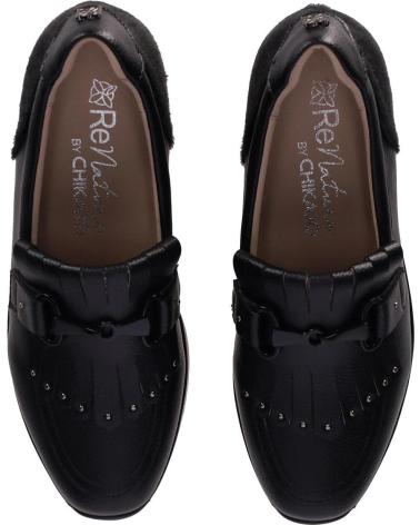 MOCASSINS CHIKA10 RE SAUCE 09 NOIRS NEGRO-BLACK