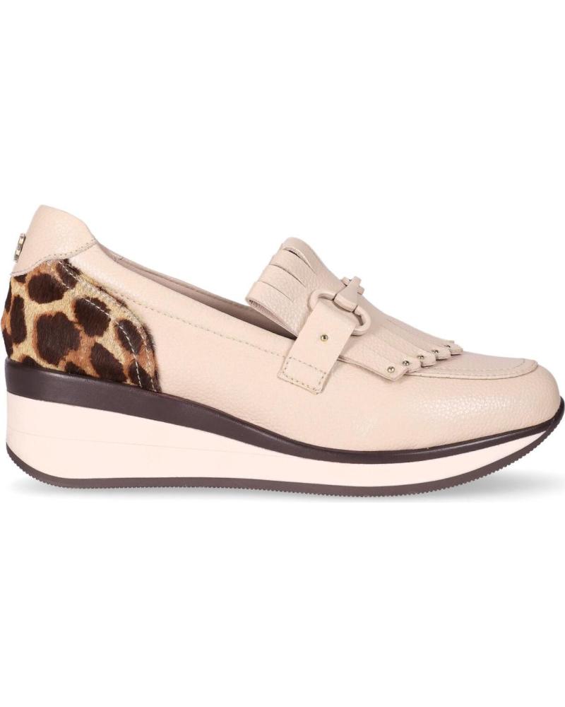 MOCASSINS CHIKA10 RE SAUCE 09 BEIGE AVEC IMPRIMÉ ANIMAL BEIG-BEIGE
