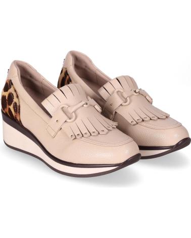 MOCASSINS CHIKA10 RE SAUCE 09 BEIGE AVEC IMPRIMÉ ANIMAL BEIG-BEIGE