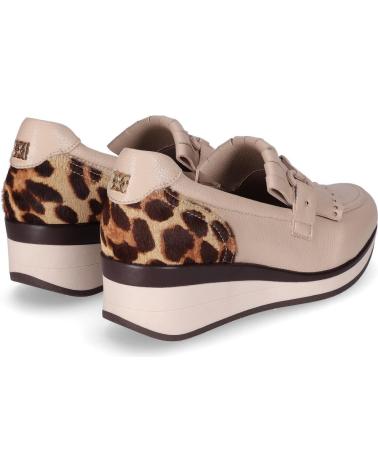 MOCASSINS CHIKA10 RE SAUCE 09 BEIGE AVEC IMPRIMÉ ANIMAL BEIG-BEIGE