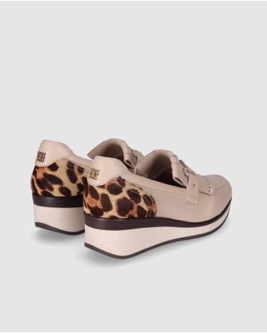 MOCASSINS CHIKA10 RE SAUCE 09 BEIGE AVEC IMPRIMÉ ANIMAL BEIG-BEIGE