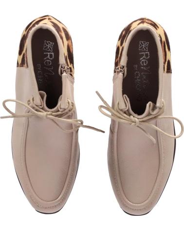 STIVALETTI CHIKA10 RE SAUCE 08 BEIGE CON STAMPA ANIMALIER BEIG-BEIGE