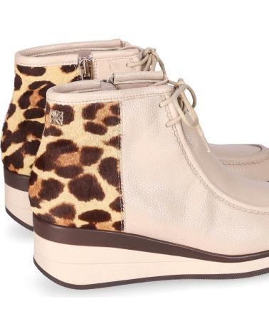 STIVALETTI CHIKA10 RE SAUCE 08 BEIGE CON STAMPA ANIMALIER BEIG-BEIGE