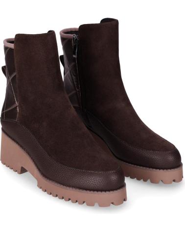 CHIKA10 RE JAZMIN 03 STIEFEL BRAUN MIT STEPPDETAIL MARRON-BROWN