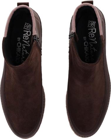 CHIKA10 RE JAZMIN 03 STIEFEL BRAUN MIT STEPPDETAIL MARRON-BROWN
