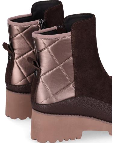 CHIKA10 RE JAZMIN 03 STIEFEL BRAUN MIT STEPPDETAIL MARRON-BROWN