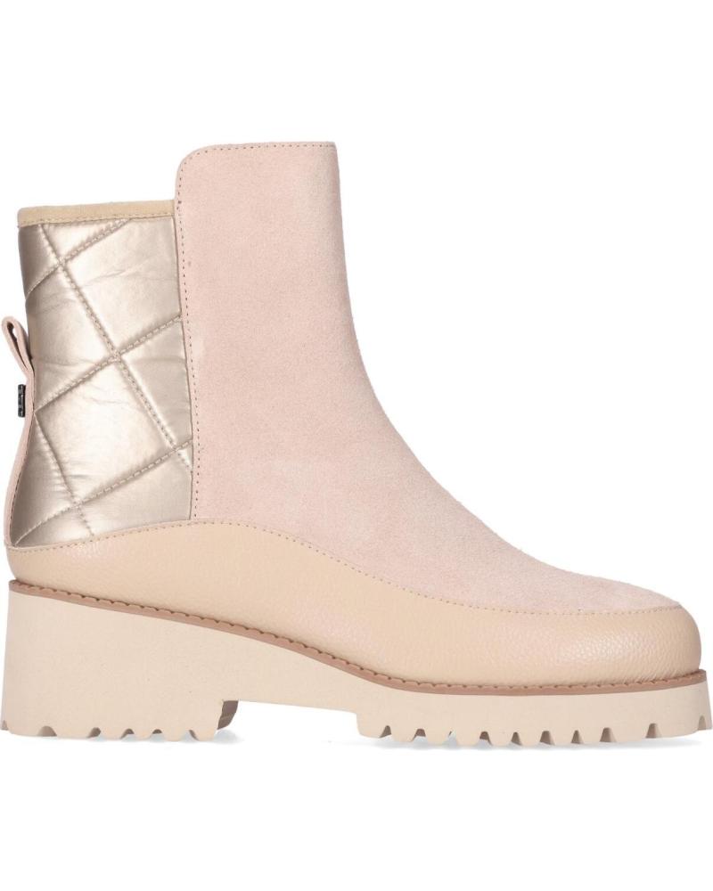 CHIKA10 RE JAZMIN 03 STIEFEL TAUPE MIT STEPPDETAIL TAUPE-TAUPE