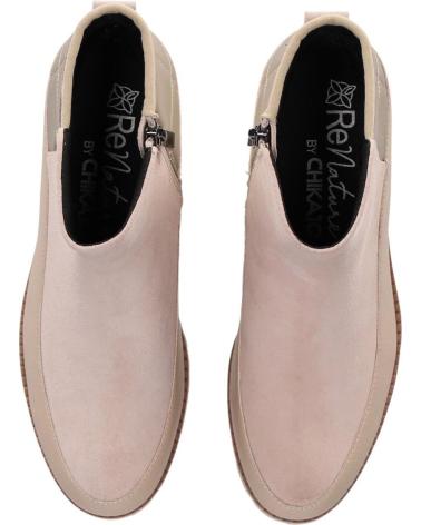 CHIKA10 RE JAZMIN 03 STIEFEL TAUPE MIT STEPPDETAIL TAUPE-TAUPE