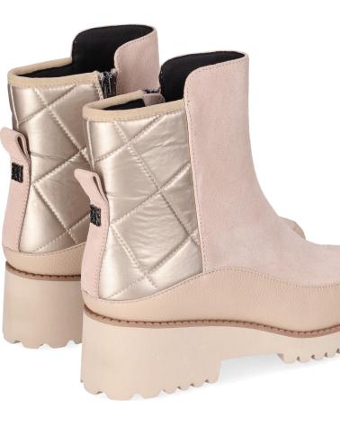 CHIKA10 RE JAZMIN 03 STIEFEL TAUPE MIT STEPPDETAIL TAUPE-TAUPE