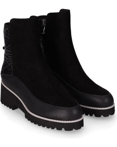 CHIKA10 RE JAZMIN 03 STIEFEL SCHWARZ MIT STEPPDETAIL NEGRO-BLACK