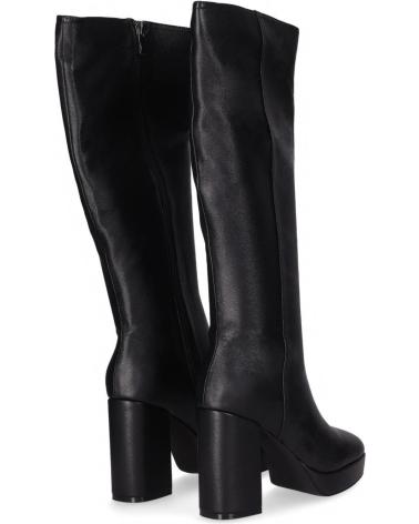 CHIKA10 JAZMIN 07 NERA - STIVALE ALTO CON TACCO A BLOCCO NEGRO-BLACK