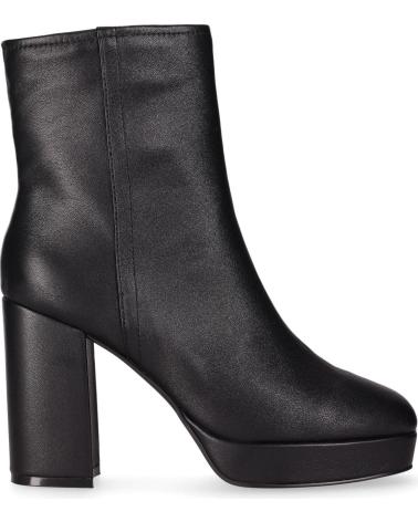 CHIKA10 JAZMIN 08 NERO - STIVALETTO CON TACCO A BLOCCO E PLATEAU NEGRO-BLACK