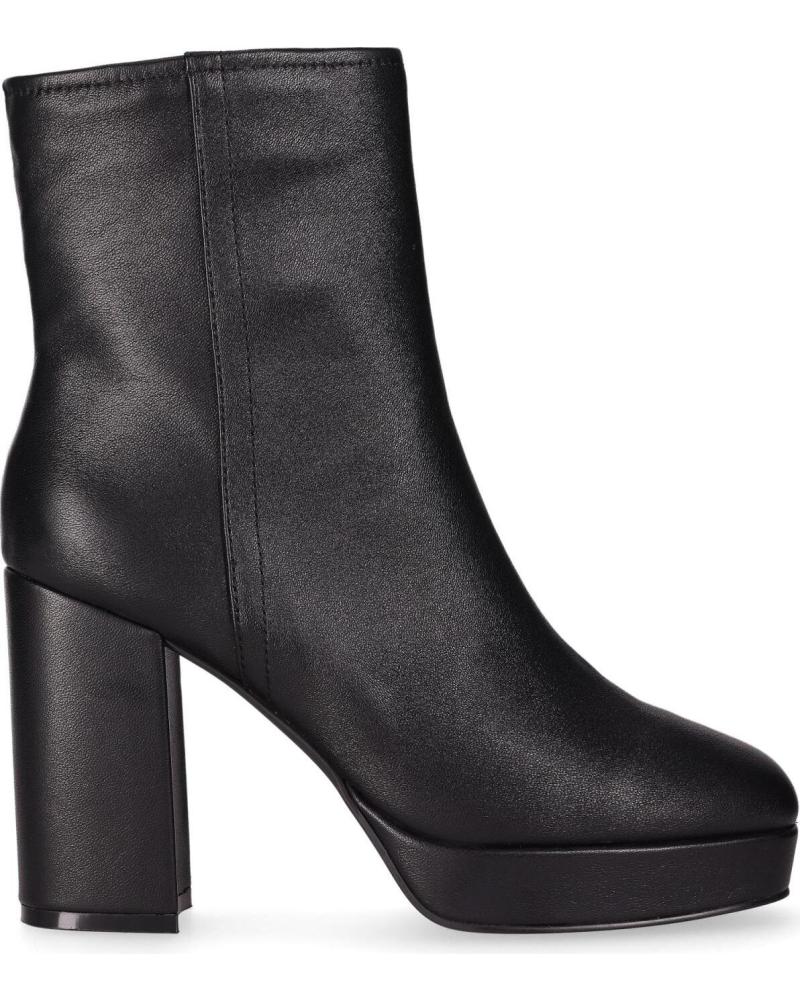 CHIKA10 JAZMIN 08 NERO - STIVALETTO CON TACCO A BLOCCO E PLATEAU NEGRO-BLACK