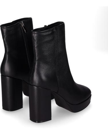 CHIKA10 JAZMIN 08 NERO - STIVALETTO CON TACCO A BLOCCO E PLATEAU NEGRO-BLACK