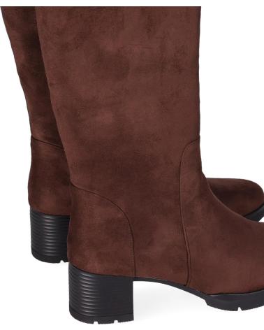 CHIKA10 RE ABEDUL 02 WILDLEDER-STIEFEL IN BRAUN MARRON-BROWN