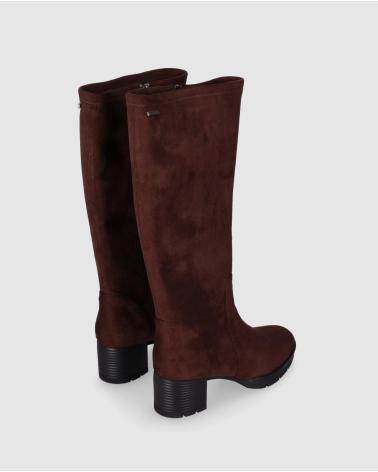 CHIKA10 RE ABEDUL 02 WILDLEDER-STIEFEL IN BRAUN MARRON-BROWN