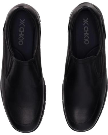 CHIKA10 ST MONZONES 13361 HERREN LOAFER AUS SCHWARZEM LEDER NEGRO-BLACK