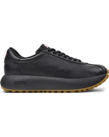 CAMPER TÉNIS PELOTAS ATHENS K201853 DE PELE PRETA NEGRO001