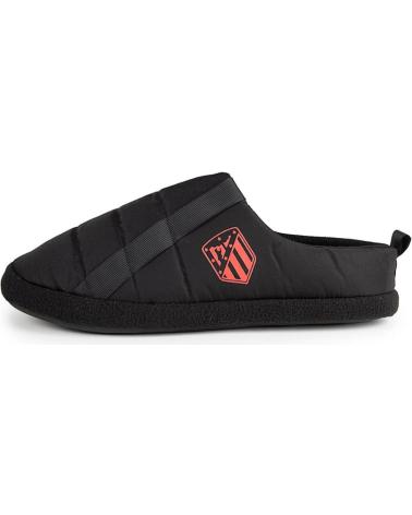 MARPEN ZAPATILLA PARA CASA ATLETICO DE MADRID ACOLCHADAS OFICIALES NEGRO