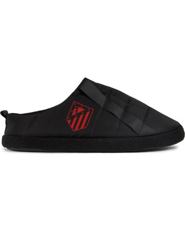 MARPEN ZAPATILLA PARA CASA ATLETICO DE MADRID ACOLCHADAS OFICIALES NEGRO