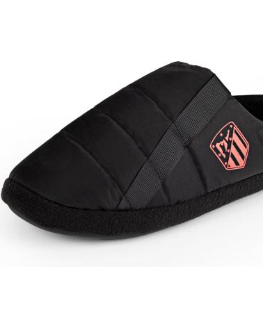 MARPEN ZAPATILLA PARA CASA ATLETICO DE MADRID ACOLCHADAS OFICIALES NEGRO