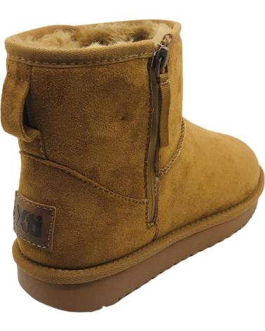 STIVALETTI BASSI XTI 144443 CAMEL BEIGE CON INTERNO IN PELLICCIA CAMEL