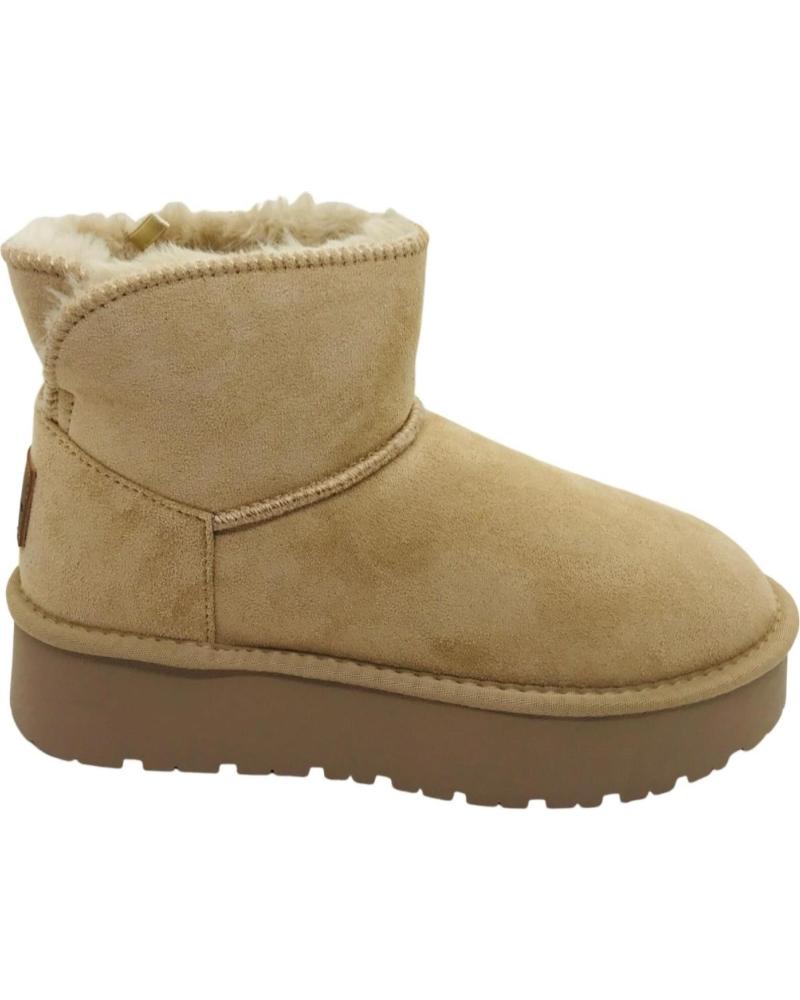 XTI ZAPATOS ZAPATOS MUJER BOTINES MODELO 142197 COLOR BEIGE
