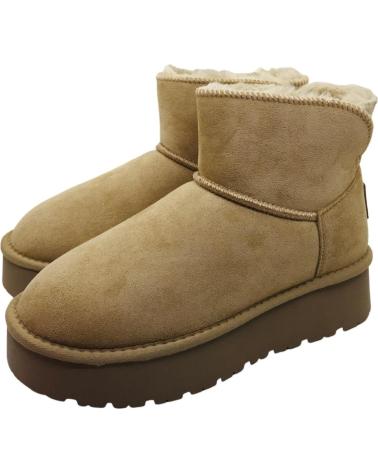 XTI ZAPATOS ZAPATOS MUJER BOTINES MODELO 142197 COLOR BEIGE