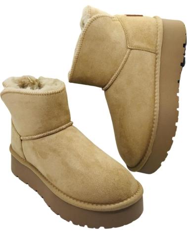 XTI ZAPATOS ZAPATOS MUJER BOTINES MODELO 142197 COLOR BEIGE