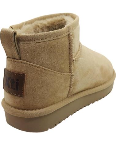 XTI STIVALETTO BASSO PIATTO IN CAMOSCIO BEIGE 14444203 BEIGE