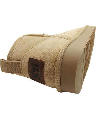 XTI STIVALETTO BASSO PIATTO IN CAMOSCIO BEIGE 14444203 BEIGE