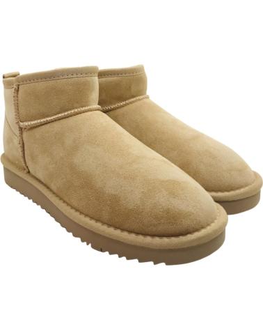 XTI STIVALETTO BASSO PIATTO IN CAMOSCIO BEIGE 14444203 BEIGE