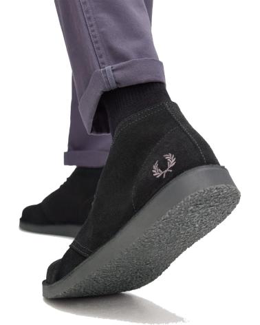 FRED PERRY HAWLEY SUEDE B9352 - 41 BLACK