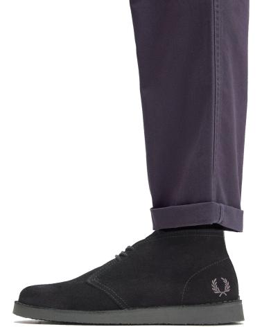 FRED PERRY HAWLEY SUEDE B9352 - 41 BLACK