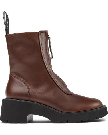 CAMPER BOTAS MILAH K400776 DE MEDIA CAÑA EN PIEL MARRÓN MARRON007