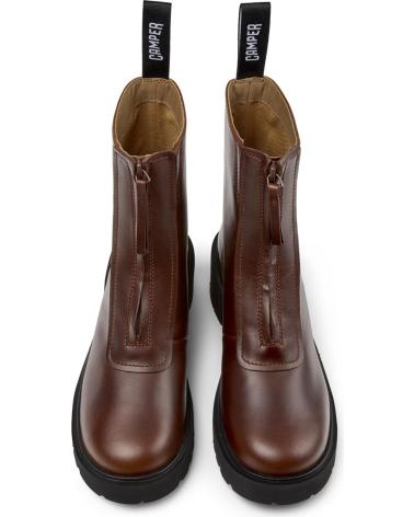 CAMPER BOTAS MILAH K400776 DE MEDIA CAÑA EN PIEL MARRÓN MARRON007