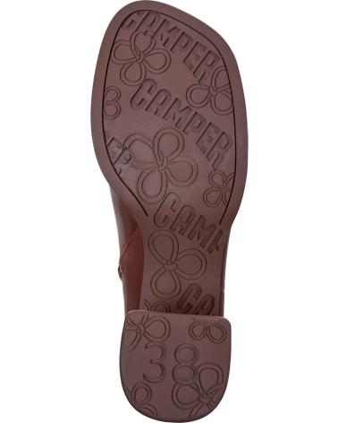 CAMPER TWINS STIEFELETTE K400798 AUS LEDER BORDEAUX BURDEOS006