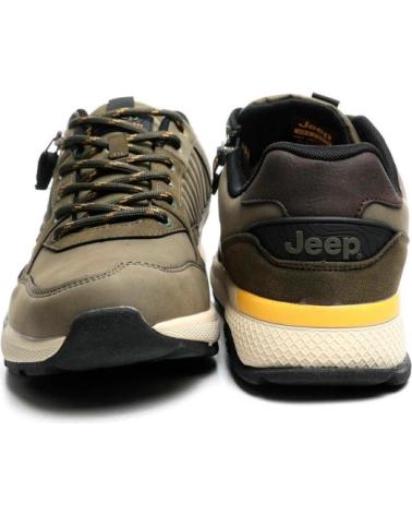 JEEP CASUAL SNEAKERS JM52140 KHAKI MILITARY VERDE