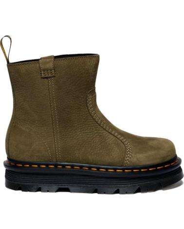 STIVALETTI PIATTI DR. MARTENS ZEBZAG VERDI VERDE