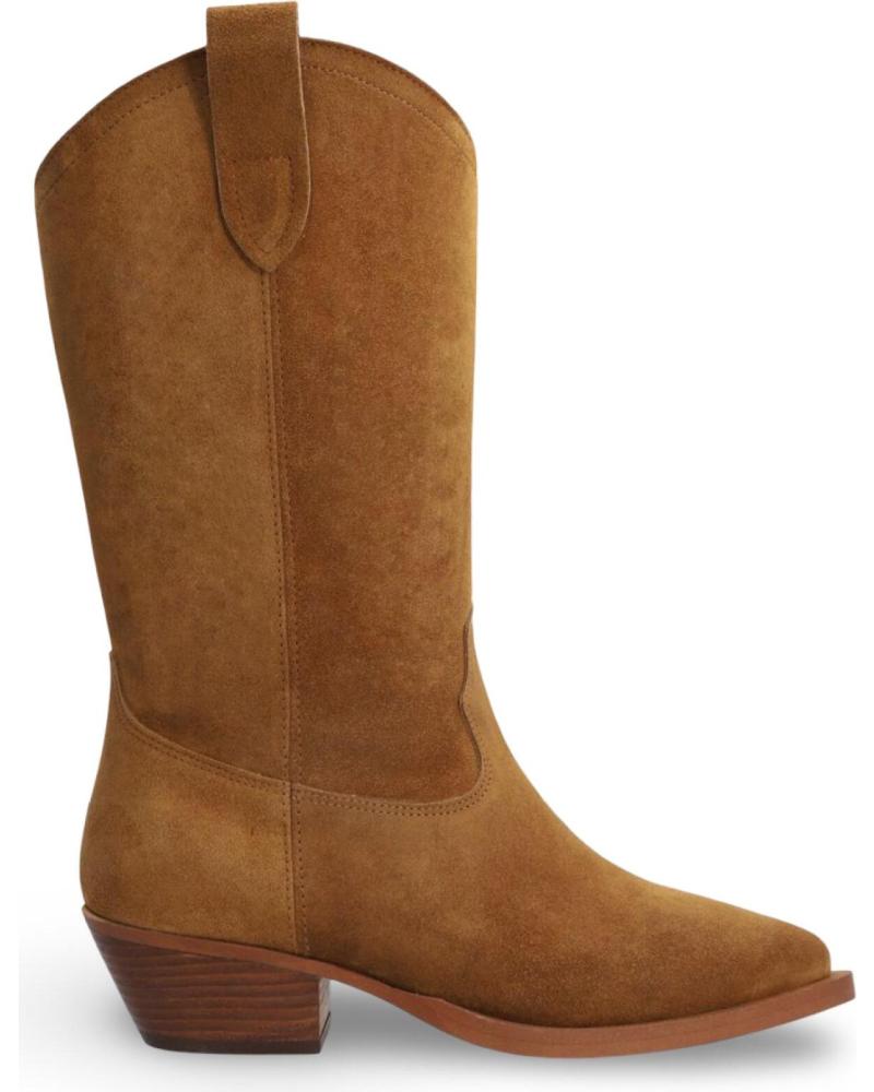 ALPE BOTA CAMPERA BABY SILK CUERO WESTERN MARRóN