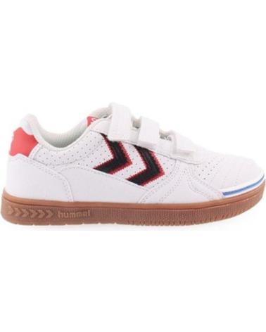 HUMMEL ZAPATILLAS PLAYFUL INDOOR JR WHITE-RED