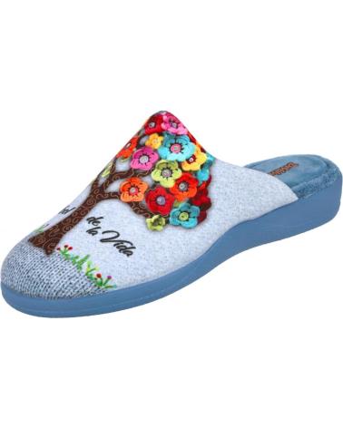 DEVALVERDE 1175 DUCADOS - ZAPATILLAS DE CASA CON ESTAMPADO ÁRBOL FLORECIDO DUCADOS