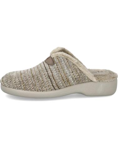 GARZON 3722-512 ZAPATILLAS DE CASA MUJER TAUPE