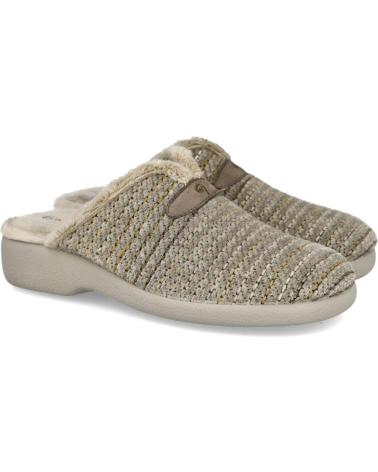 GARZON 3722-512 ZAPATILLAS DE CASA MUJER TAUPE