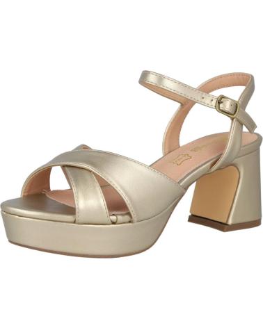 L&R SHOES BL2592 SANDALES À TALON ET PLATEFORME OR ORO