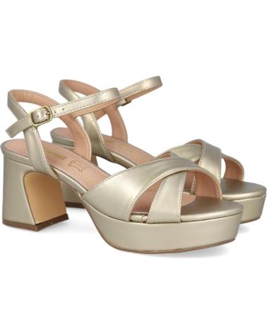 L&R SHOES BL2592 SANDALES À TALON ET PLATEFORME OR ORO