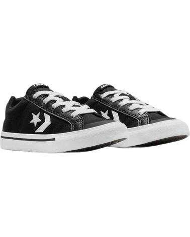 CONVERSE EN COLOR PARA NINOS NEGRO