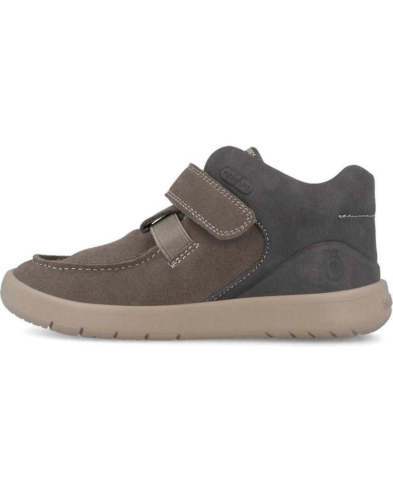 BIOMECANICS BOTINES NINO 251243-C168 SERRAJE COLOR TOPO Y DOBLE VEL GRIS